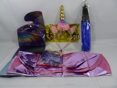 Unicorn Birthday Party Supplies Magical Balloons HAPPY Bday Headband TF