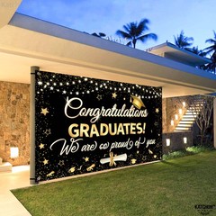Graduation Decorations 2026 | XtraLarge Congrats Grad Banner – 72×44 Inch, Gr…