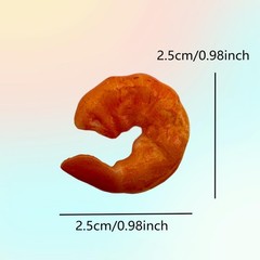 20pcs Artificial Shrimp Figures Simulated Cooked Fake Peeled Shrimp Lifelike …