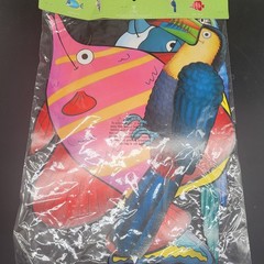 4 Large Pieces Ocean Fish Exotic Birds Cutouts Bag of Chips 2012 Tropical Theme