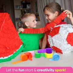 8 Crepe Paper Streamers Rolls, 656ft Pack of Unique 8 Rainbow Streamers Party…