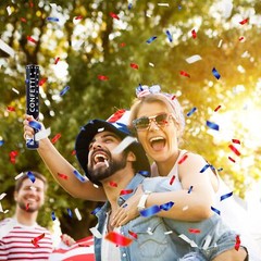 Confetti Cannon 12 Pack Multicolor Biodegradable Confetti Popper Party Confetti