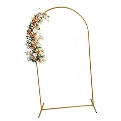 Gold Metal Arch, Iron Stand for Weddings, Parties & Events 1.2*2.2m