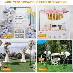 Adjustable Heavy Duty Metal Arch Backdrop Stand Balloon Kit Weddings Parties New