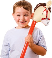 Inflatable Stick Horse Costume Pony/Halloween/Western Cowboy/Horse Baby Showe…