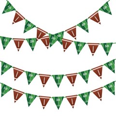 4 Pcs Football Party Decorations Football Banner Rugby Hanging Decorations Sp…