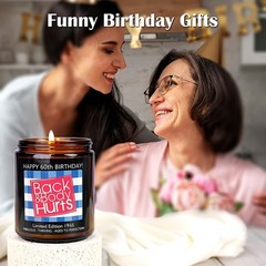 Lavender Scented Candle in Gift Box – Perfect 60th Birthday Surprise for All