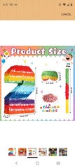 Rainbow Mexican Number Piñata for Kids with Blindfold Stick and Confetti…