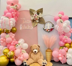 «50PCS 12″» Pink White Gold Balloons Set Birthday Wedding Bridal Shower Party»