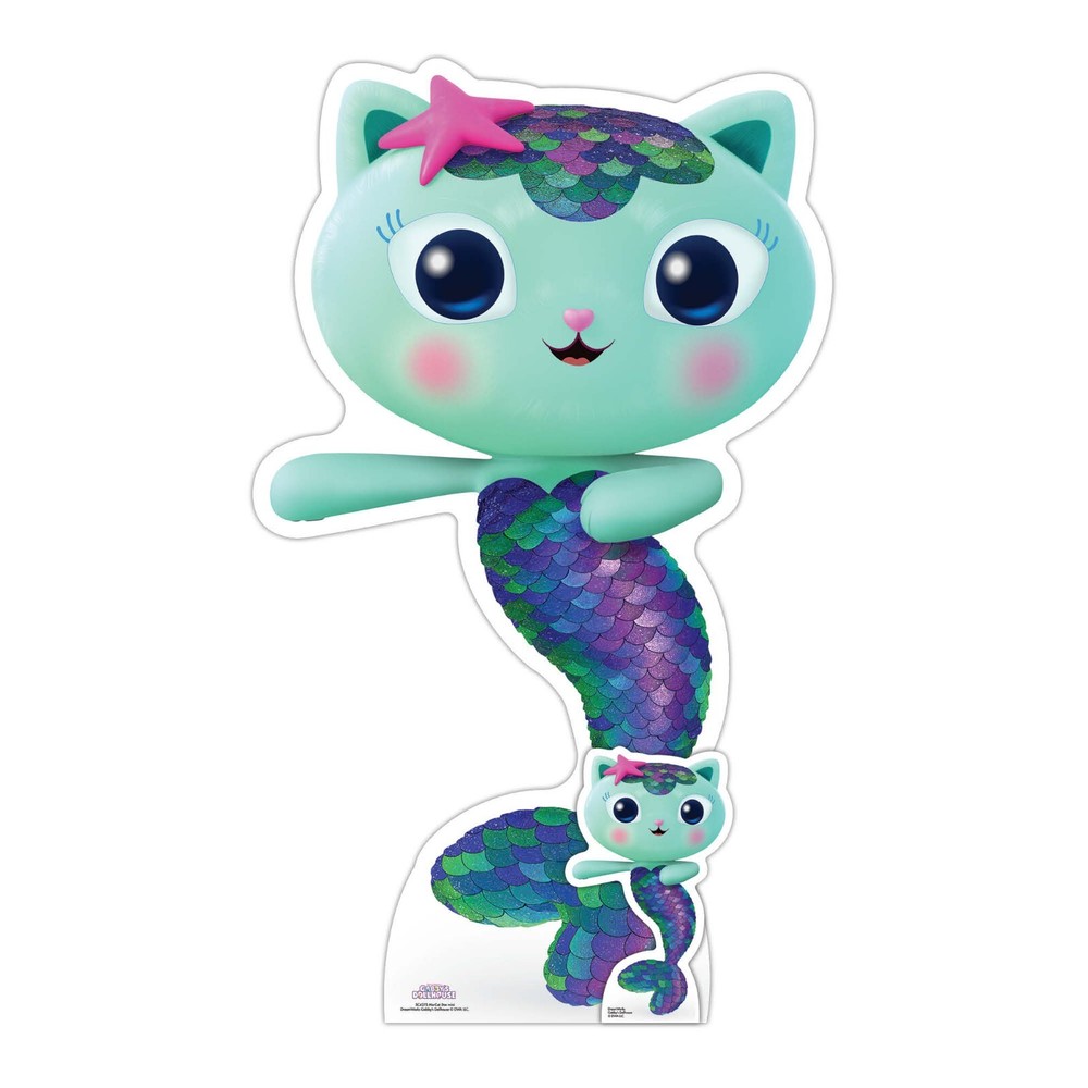 MerKat from Gabby’s Dollhouse Official Cardboard Cutout with FREE Mini Standee