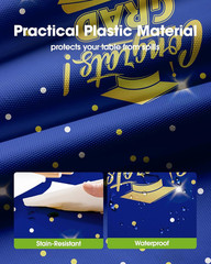 Graduation Decorations 2026 Plastic Tablecloth Disposable 8 Pack, Class of 2026