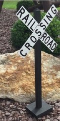RAILROAD PARTY DECORATIONS | Train Signs w/ removable stand – Choice of style