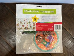CoComelon Party 12ct Hanging Decorations and 32 Napkins, Birthday Party Kids,new