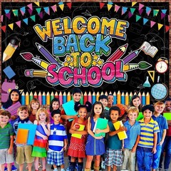 Welcome Back to School Banner, Multicolored, 72 X 43 Inch, Back to School Decora