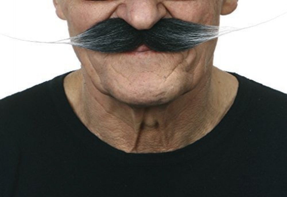 Self Adhesive Old Dali Fake Mustache, Novelty, False Facial Hair, Costume Acc…