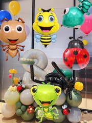 Insect Themed Balloons Ladybug, Bee, Ant, Gecko, Mantis Balloons for Parties,…