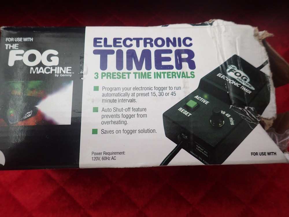 Gemmy Fog Machine Electronic Timer Control – Halloween