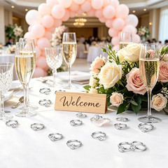 Silver Diamond Engagement Rings 36 Packs Bridal Shower Ring for Wedding