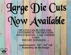 Large Die Cuts 6 Per Set