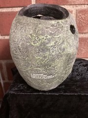 Halloween Prop – Dark Grey Distressed Dynamic Skull Prop