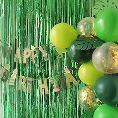2 Pack 3.2ft x 8.2ft Silver Metallic Tinsel Foil Fringe Curtains, Door Streamer