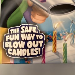 Birthday Candle Air Cannon, Safe, Fun Way to Blow Out Candles, Reusable – NEW!