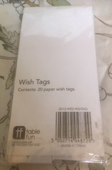Pack Of 20 Unopened Wish Tags By Table Fun