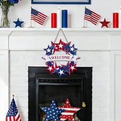 250th Anniversary Red, White, and Blue Welcome Wall Sign – Memorial Day Decor