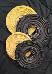 Round Paper Lanterns 2-Black 8inch 2-Gold 8inch 2-Black 10inch 2-Gold 10inch