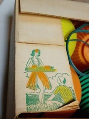 VTG American Candle Co. X700 LUAU Electric Tiki Lanterns 7 Count Made in USA