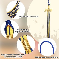 2026 Graduation Tassel Charms for HS College Cap Hat Accessory Multiple colors
