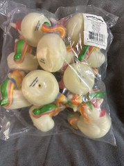 Dozen 12 Rainbow Unicorn Rubber Ducks! Party Ducks 2×2″ New In Packaging!