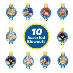 Sonic The Hedgehog Birthday Party Kit Supplies for 10 Video Game Party