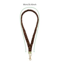 Long Style Keychain Lanyard Wristlet for Keys with Halter Neck Comfort Design