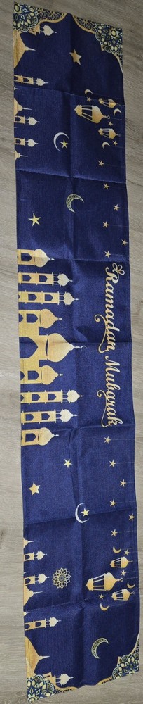 Ramadan Mubarak Table Runner Party Decor 2025 Islamic Tablerunner