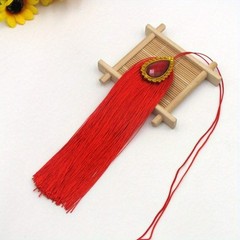 1X Crystal Tassel Pendant DIY Craft Accessories Clothing Curtain Bag Decor Multi