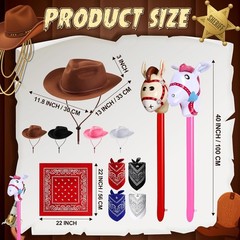 Complete Cowboy Costume Accessories – Hats, Bandanas, Horses