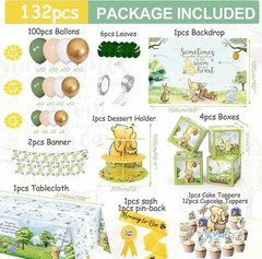 Winnie Baby Shower Decorations Kit