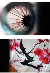 Retro Chinese Lantern Waterproof Outdoor Cloth Lantern Party Festival Decor