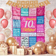 Charming 10th Birthday Blanket – 50″ x 60″ | Heavyweight Flannel for All Seasons
