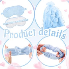 36 Pcs Sleepover Party Supplies – Spa Slumber Birthday Favors, Blanket, Pillow,