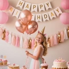 20 Pcs Tassel Garland, Boho Party Decor, Bridal Shower Wedding, Pink
