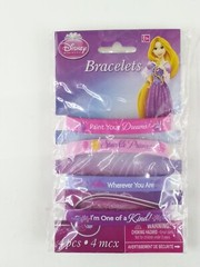 NEW Disney Princess Rapunzel 8pc Bracelets Wristbands Party