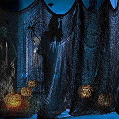 Halloween Creepy Cloth Giant (80 x 400 in.) Scary Gauze Cloth Spooky Halloween