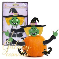 Halloween Wooden Pumpkin Decoration Set Easy and Quick Poke In Kit