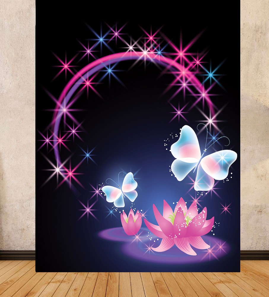 LARGE PRINT GRAPHIC SCENE SETTER BUTTERFLY MAGICAL BACKGROUND BACKDROP 1.5m x 2m