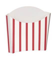 Red & White Striped Paper Snack Containers, 8ct,Party Decorations