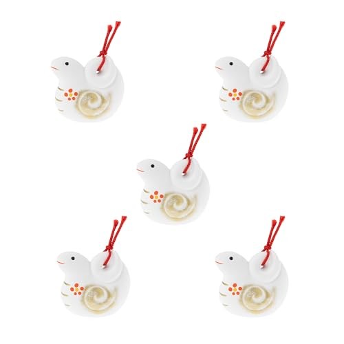 Bulk Purchase: 5 Seto Togei 2025 Zodiac Figurines Compact Snake Ornaments New