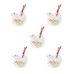 Bulk Purchase: 5 Seto Togei 2025 Zodiac Figurines Compact Snake Ornaments New