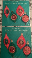 East End Press Paper Garland 4 Packs 2 Birds 2 Christmas